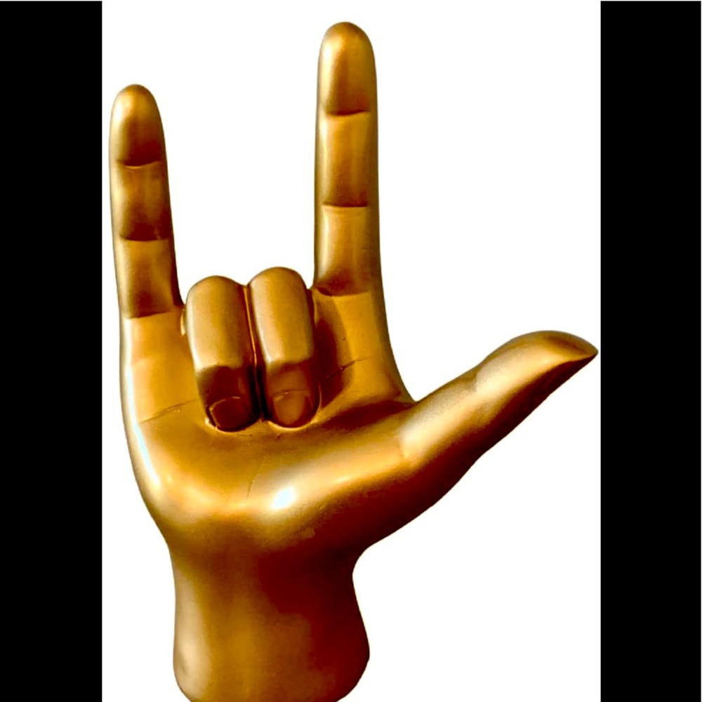 M25 GIFT brand Home decor - Hand sign Heavy metal New